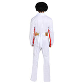 Elvis 2022 White Jumpsuit Stage Outfits Cosplay Costume Halloween Carnival Suit